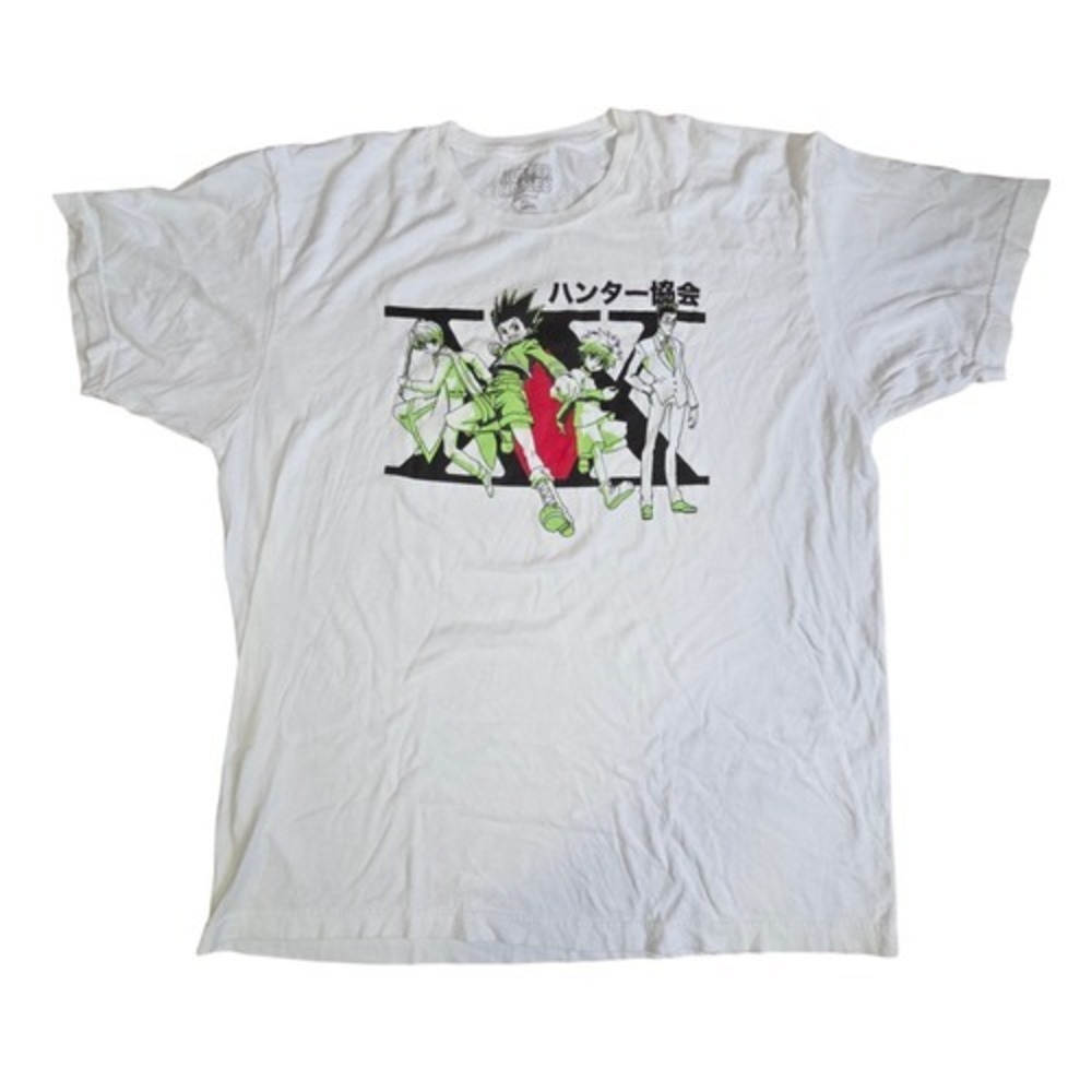 Hunter X Hunter Gon, Killua, Kurapika, and Leorio Hunter Association T-Shirt XL